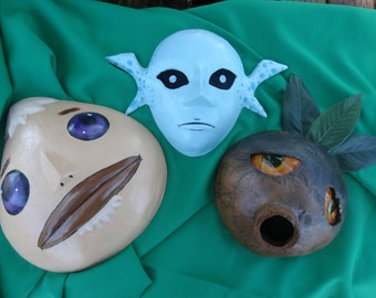 Transforming Masks inspired by The Legend of Zelda: Majora's Mask