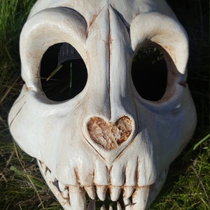 Máscara de calavera de animal