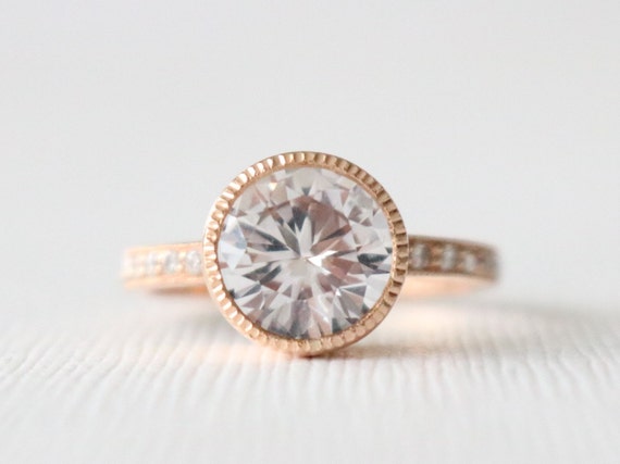 Milgrain bezel best sale ring
