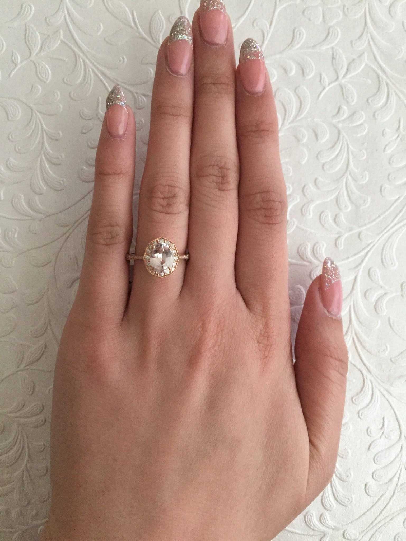 Gia certified peach sapphire sale