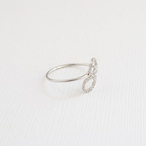 Diamond Paisley Wraparound Ring Dainty Gold Ring Everyday image 2