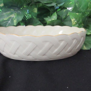 Lenox Lattice Serving Dish, vintage, server, reticolo, regalo per lei, ovale