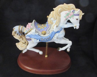Lenox Millennium 2000 Carousel Horse, vintage, figurine, porcelain, carousel, horse,