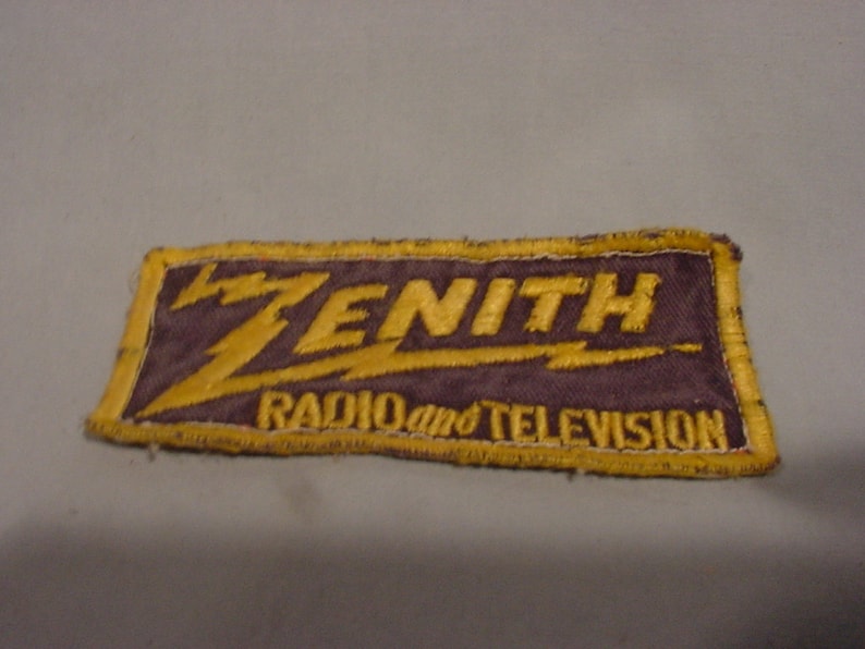 Vintage Zenith ChromaColor Sew-on Patch For Shirt Jacket Hat 