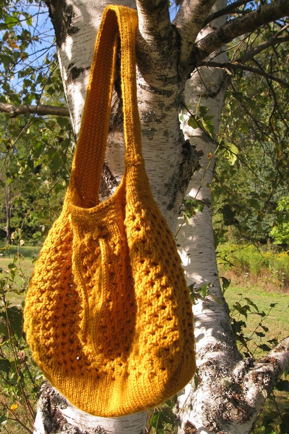 Items similar to Knit Market Bag on Etsy