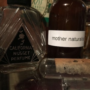 mother naturalist perfume + unisex + natural witch hazel base + powdery spring floral with honeysuckle
