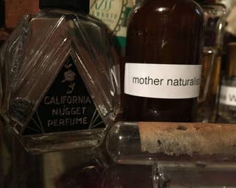 mother naturalist perfume + unisex + natural witch hazel base + powdery spring floral with honeysuckle