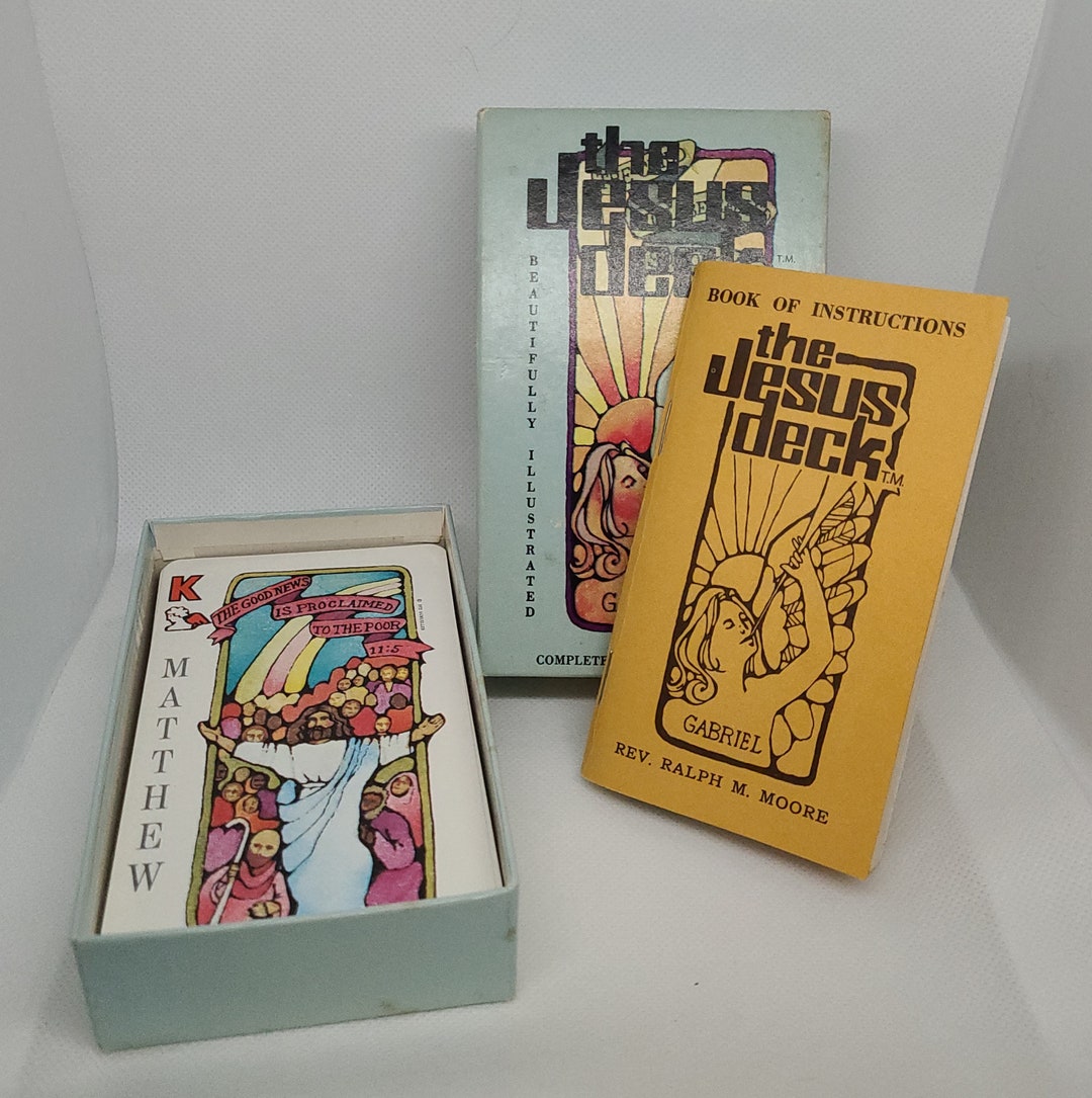 The Jesus Deck Biblical Fortune Telling Christian Oracle Cards Etsy