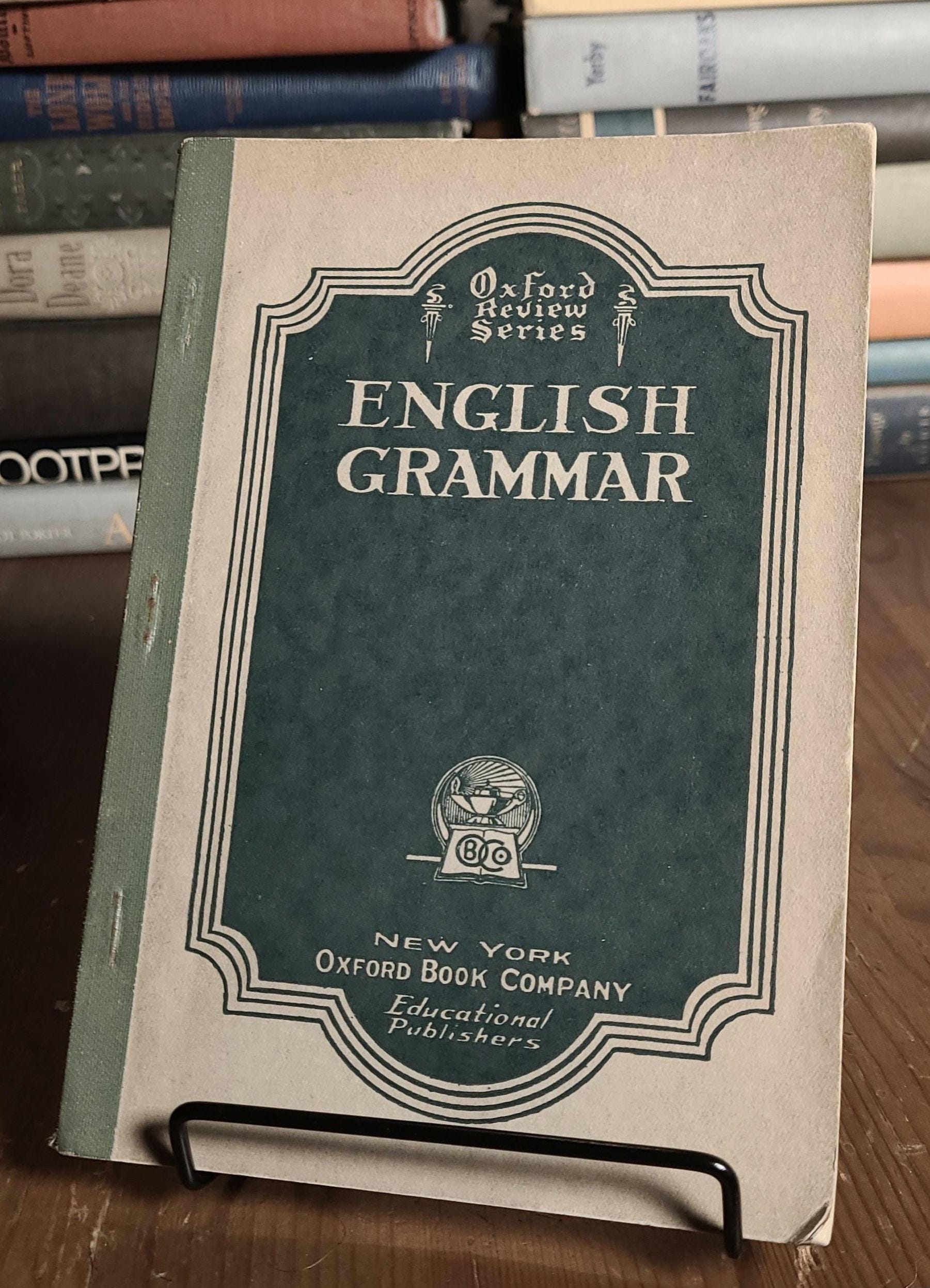 Oxford Review Series English Grammar Textbook (1925) | Antique