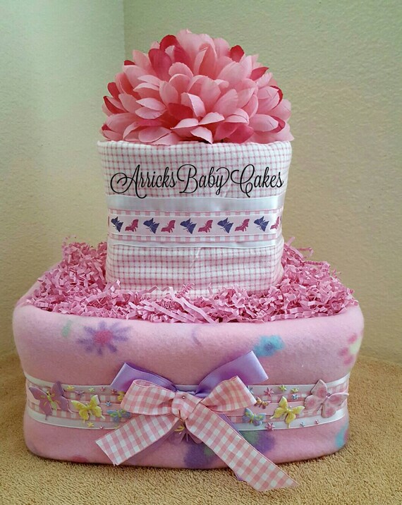 square diaper cake