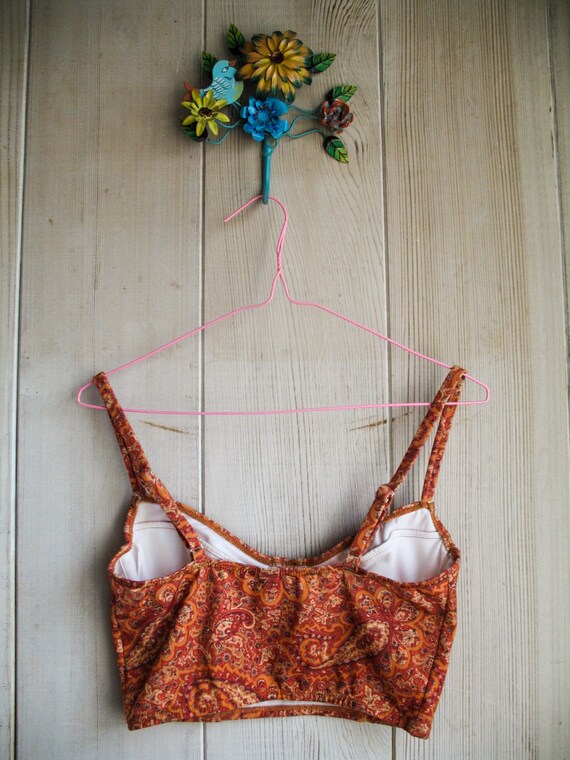 underwire bustier crop top