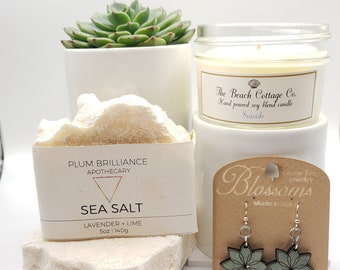 Succulent and Candle Gift Box - FREE Shipping