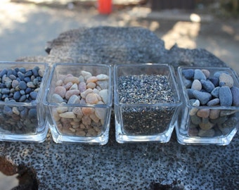 Colored Potting Gravel 3 lbs - Black Pearl or Salmon