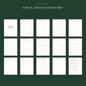 2026 Christmas Planner, Gift List, Budget, Dinner, Card (Instant Download) image 5
