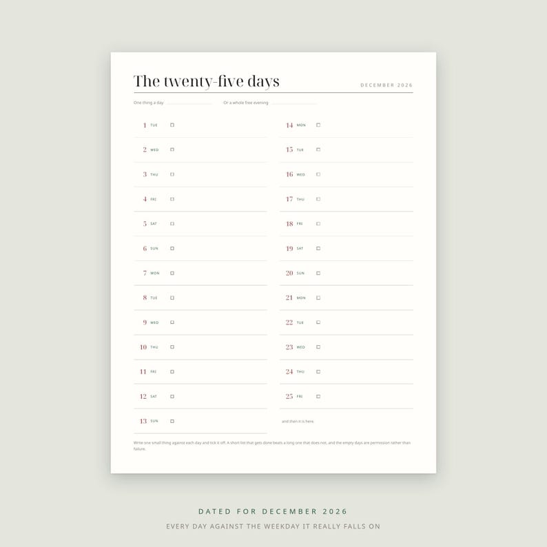 2026 Christmas Planner, Gift List, Budget, Dinner, Card (Instant Download) image 3