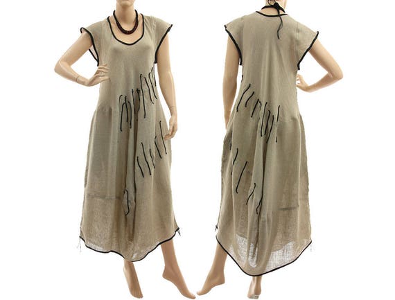 linen bubble dress