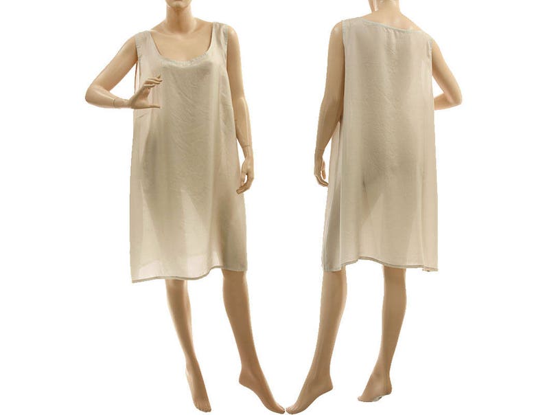 plus size silk slip