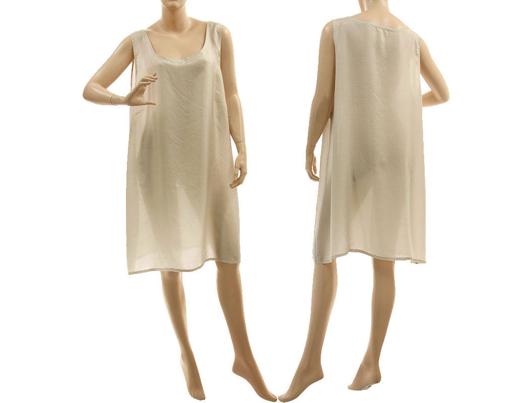 grey silk slip dress