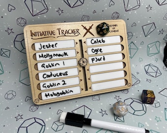 D&D Initiative Tracker: Pathfinder Dungeons and Dragons Dungeon Master Combat Manager