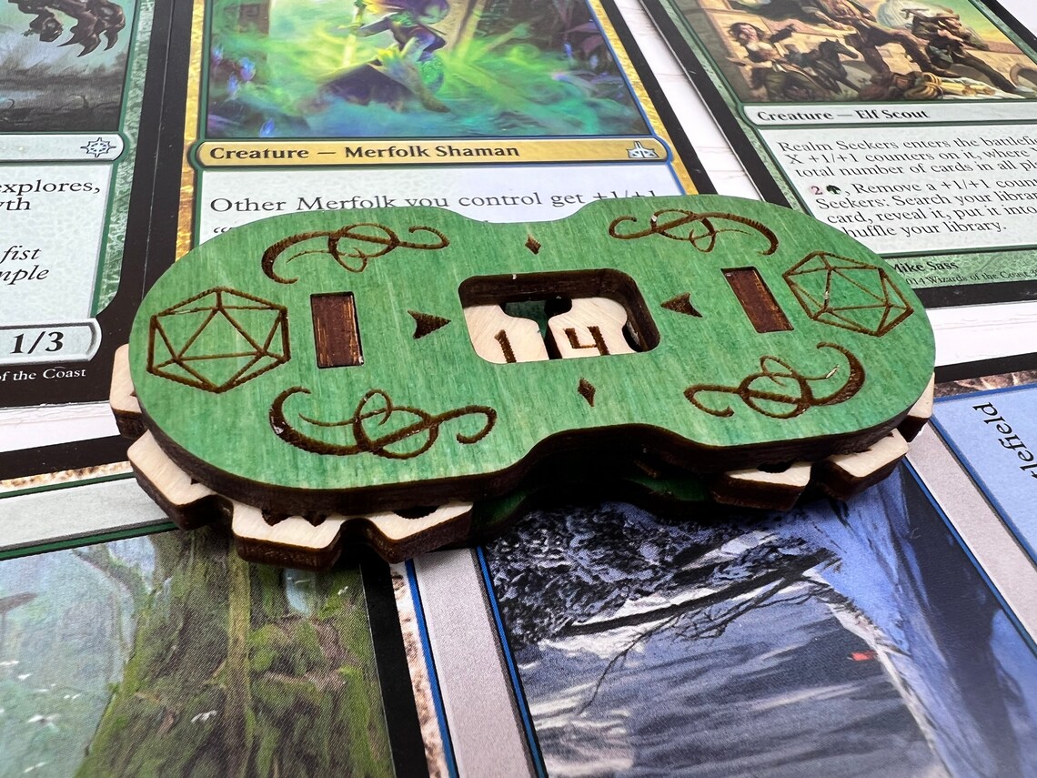 Dnd hp counter character tracker magic the gathering life etsy