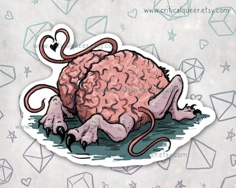Us Sticker, Intellect devourer sticker, Adorable monster, Baldurs gate 3 Sticker, Vinyl sticker, Dungeons and Dragons Sticker, dnd, bg3
