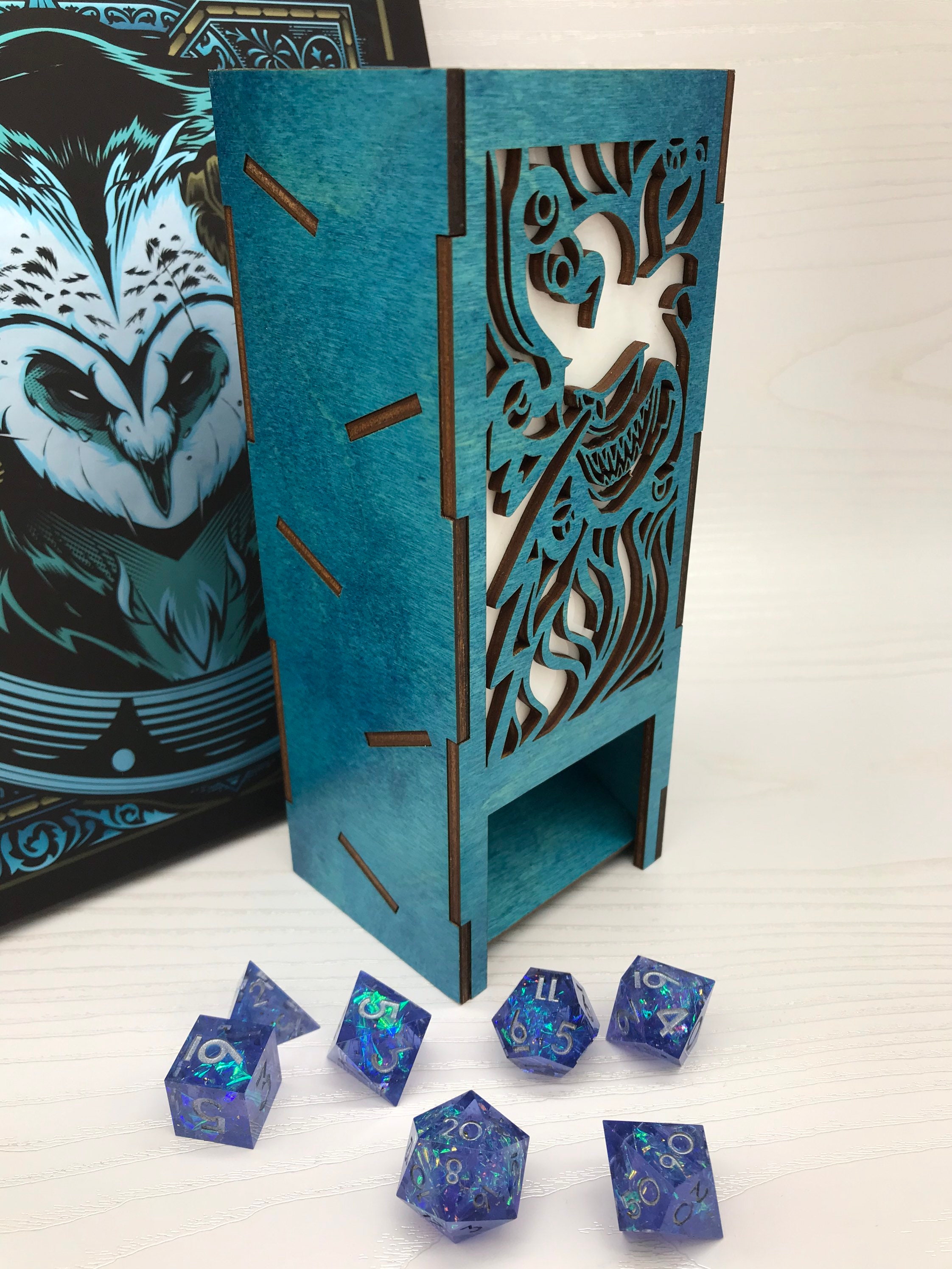 Custom Made Beholder Dice Tower UNASSEMBLED Etsy