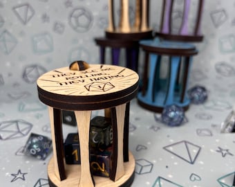 Beautiful dice jail, dice cage, dungeons and dragons dice jail, critical fail jail, dnd gift
