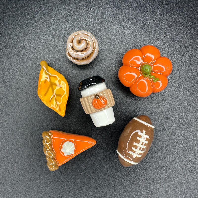 Handmade Mini Clay Magnets - Etsy