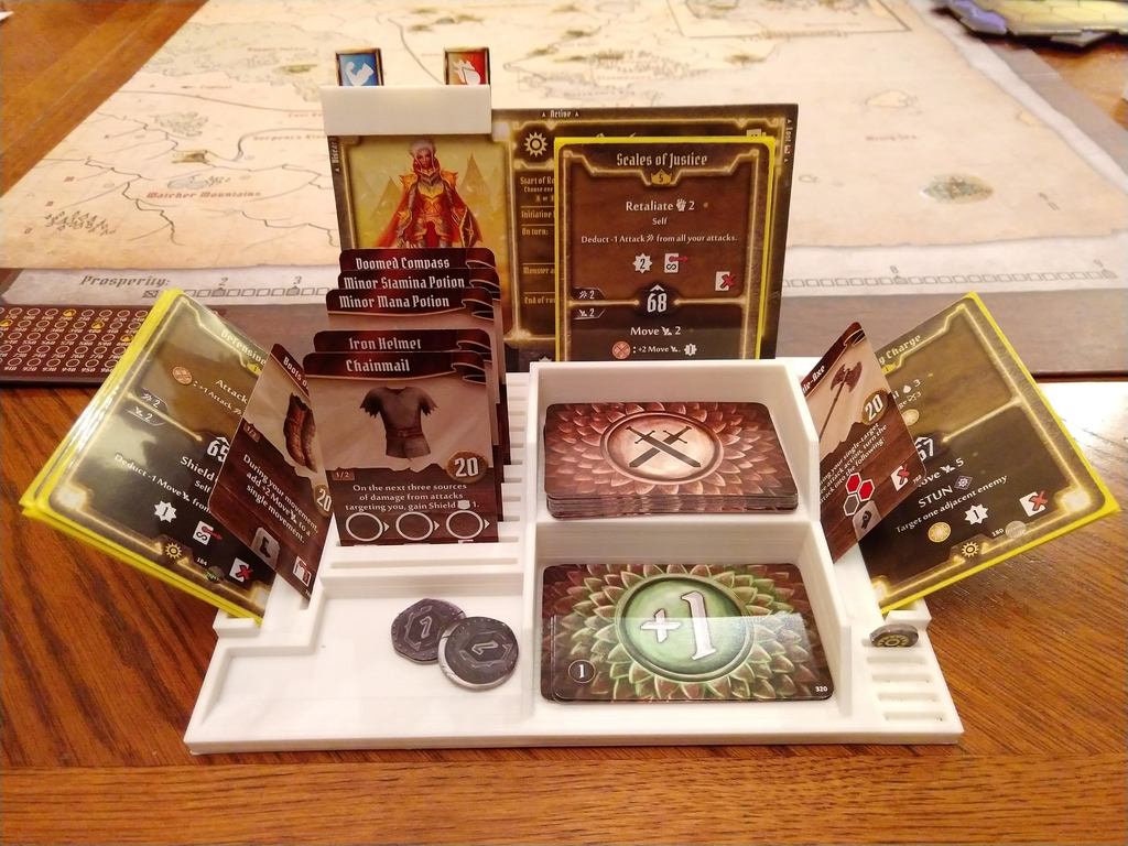 4 pcs. value pack Feldherr Hero Dashboard for Gloomhaven + Frosthaven +  Gloomhaven: Jaws of the Lion