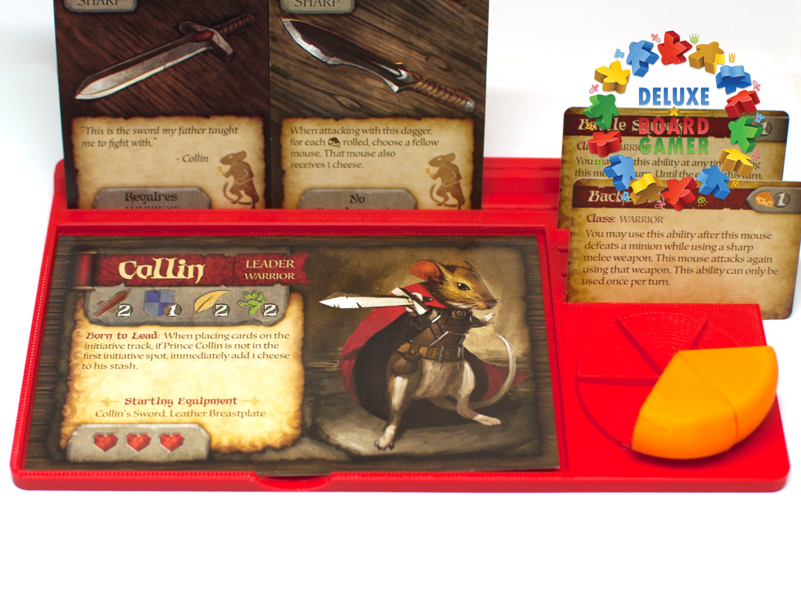 71 PIECES DELUXE 3D BOARD GAME UPGRADE KIT FOR MICE AND MYSTICS 