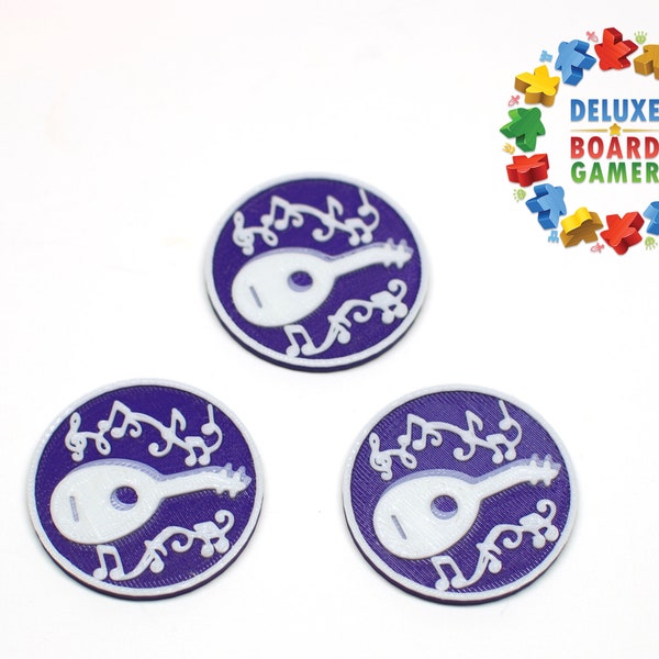 Bardic Inspiration Tokens voor Dungeons and Dragons D & D - 3D printbare STL Files