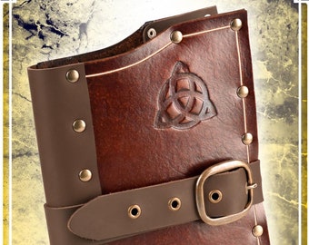 Grimoire Triskel - Journal ou livre de sorts pour Grandeur Nature et Cosplay