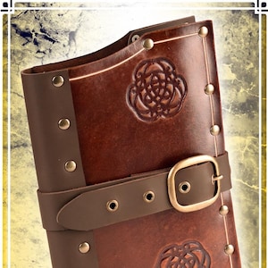 Celtic Spellbook - Leather Accessory for LARP and Cosplay
