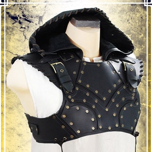 Scoundrel Armor with Hood - Torso - Leather Armor for LARP and Cosplay