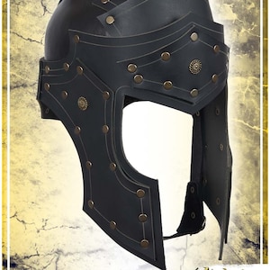 Beaufort Helm - Leather Armor for LARP and Cosplay