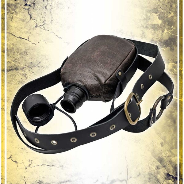 Leather Canteen - Leather Accessory for LARP and Cosplay