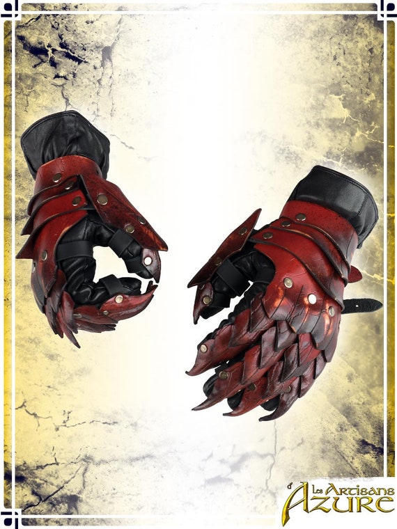 Red Armor Carving Glove