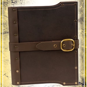 Standard Spellbook Leather Accessory for LARP and Cosplay image 4