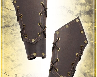 Borge Bracers - Leather Armor for LARP and Cosplay