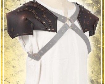 Beaufort Pauldrons - Leather Armor for LARP and Cosplay