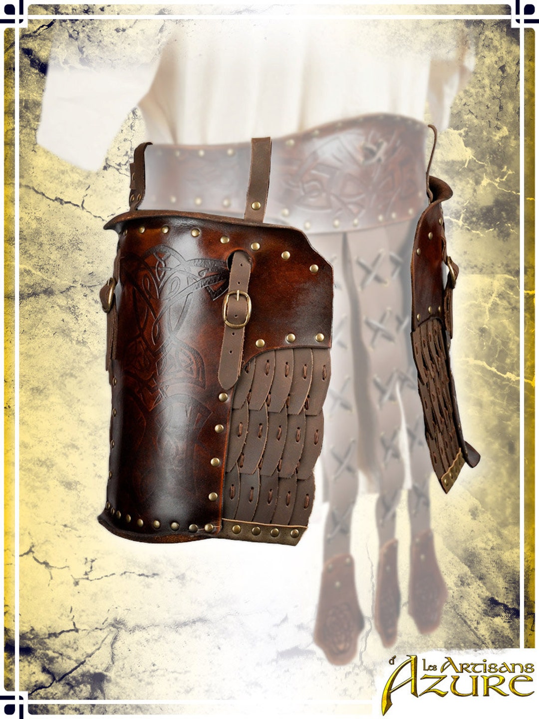 Shieldmaiden Viking Leather Belt and Tassets Essential 