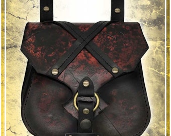 Bloodwalker Pouch - Leather Accessory for LARP and Cosplay