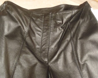 UNWORN WITH TAGS Womens Black Genuine Leather Pants by Wilsons