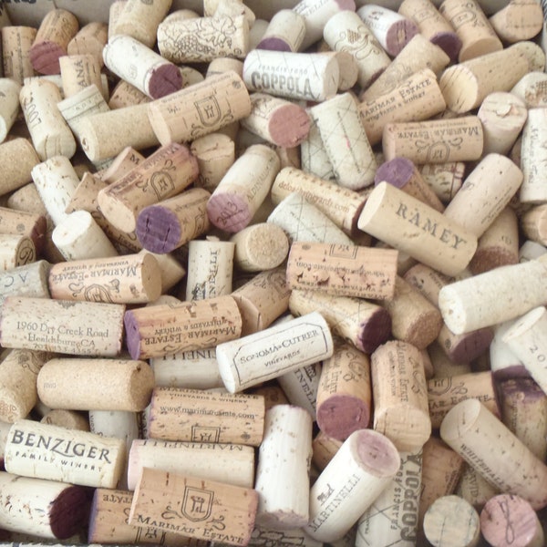 Lot De Bouchons De Liège Naturels Usagés - Environ 10 Livres, Provenant De Différents Vignobles