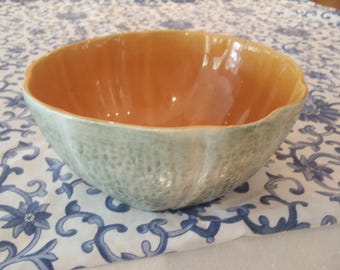 SALE Cantaloupe Melon Bowl Portugal Williams Sonoma