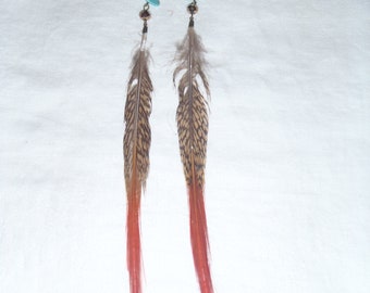 CLEARANCE 4 PAIRS UNWORN Feather Earrings