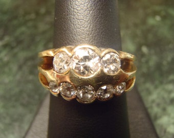 2 Carat SI-1 NATURAL Old Mine Cut Diamond 18K Gold Custom Ring *READ*