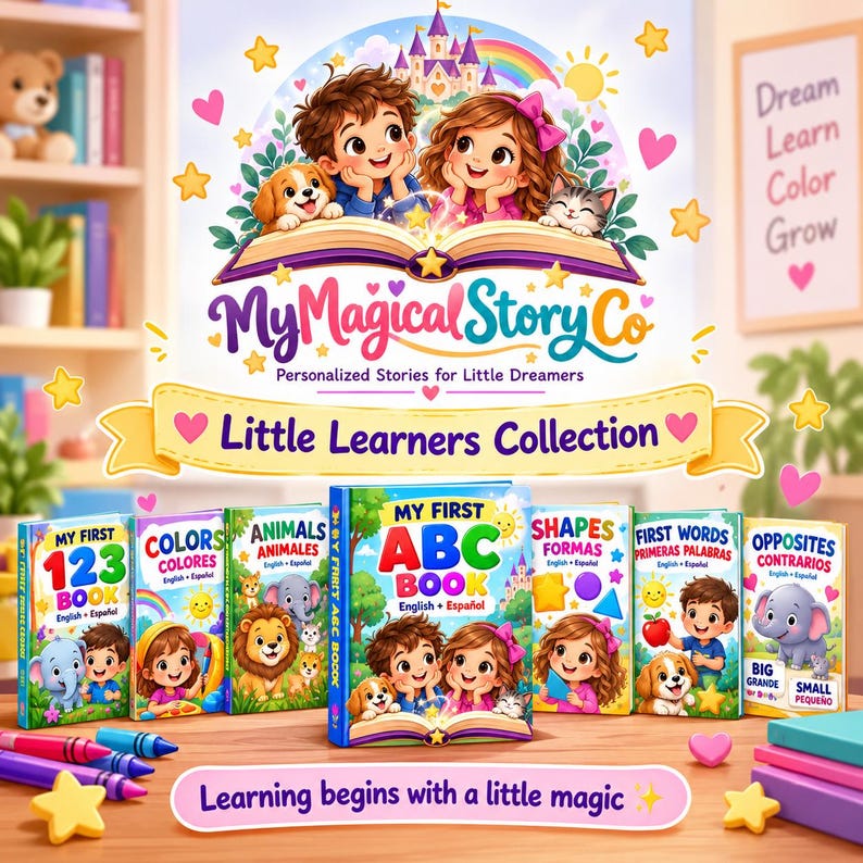 My First ABC Book | Bilingual English Spanish Alphabet Coloring Book ...