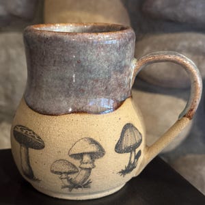 Handmade pottery mugs