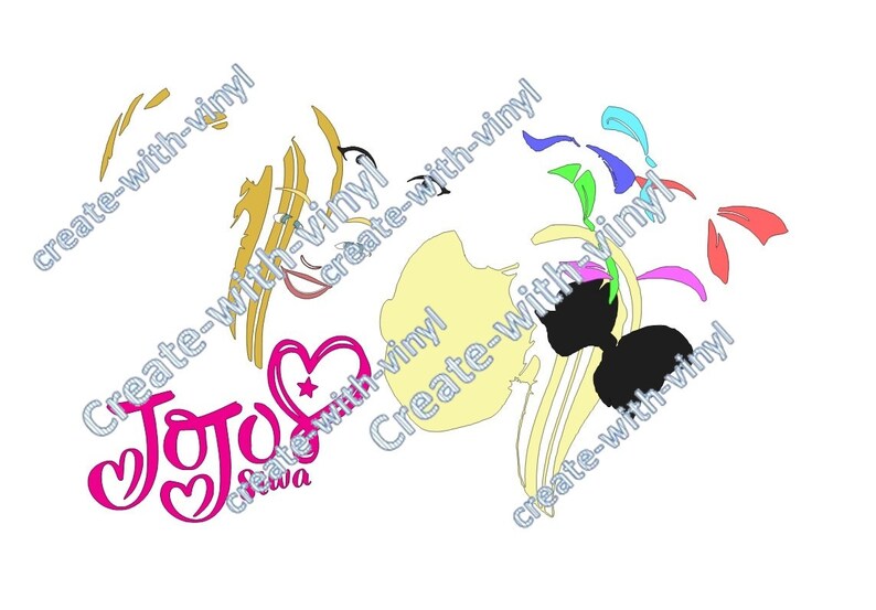 Download JoJo Siwa SVG file Cameo Cricut svg files personalized | Etsy
